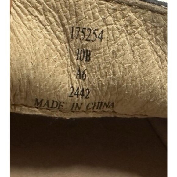 Lands End Women size 10 B black suede moccasin flat shoes style # 175254 - Picture 9 of 11